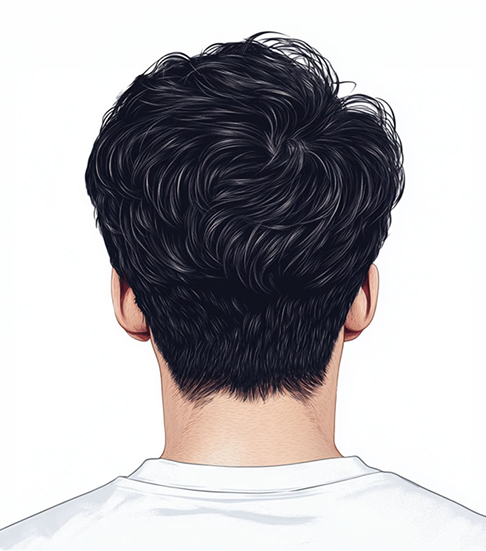 >비절개 모발이식 컷